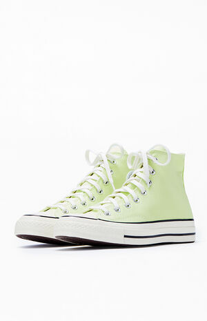 Lime Chuck Taylor All Star 70 High Top Sneakers image number 2