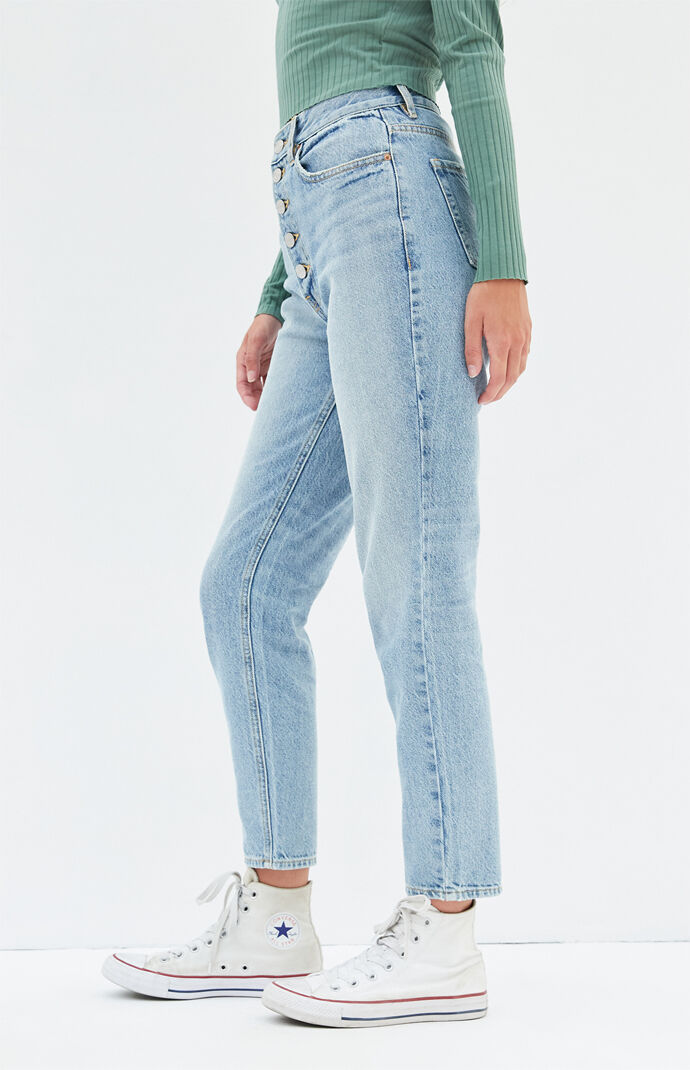 Pacsun light ultra high waisted slim fit jeans