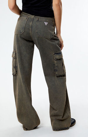 Brown Kit Cargo Jeans image number 4