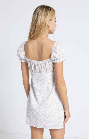 Tie Front Gauze Mini Dress image number 4