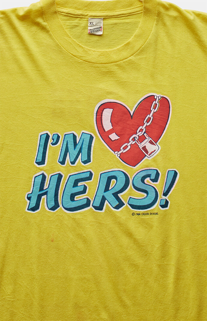PS VINTAGE 80s I'm Hers! Graphic T-Shirt