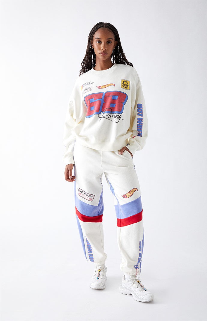 Hot Wheels Circuit Racing Crew Neck Sweatshirt | PacSun Hot Wheels Circuit Racing Crew Neck Sweatshirt | PacSun