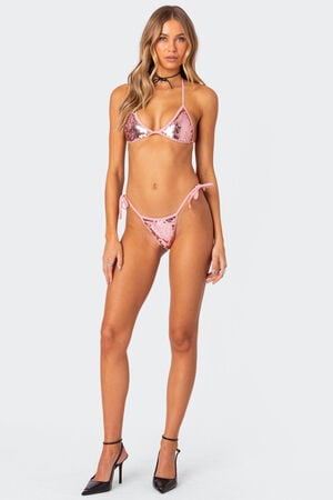 Lilly Sequin String Bikin image number 3