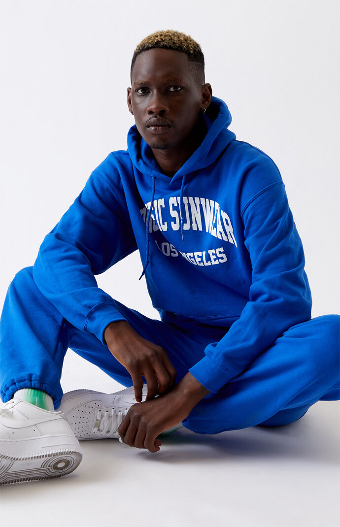 Blue LA Graphic Hoodie