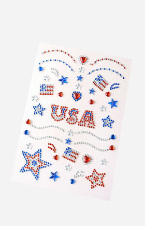 Freedom Flash Face Stickers image number 3