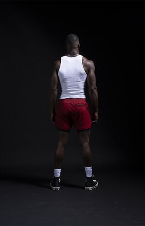 x Civil Active Brown Core Compression Shorts image number 2