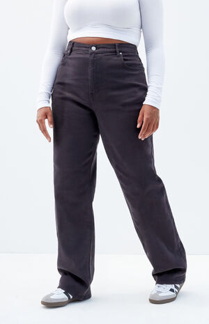 Stretch Black Curve '90s Boyfriend Jeans image number 2