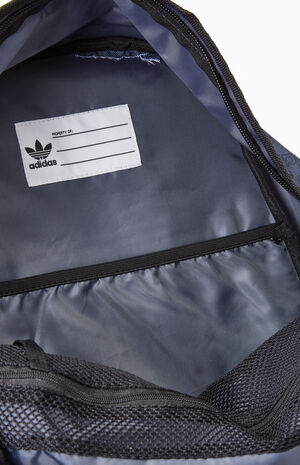 Charcoal Print Trefoil Pocket Backpack image number 7