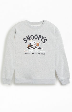 Kids Snoopy Fountain Crew Neck Sweatshirt image number 1