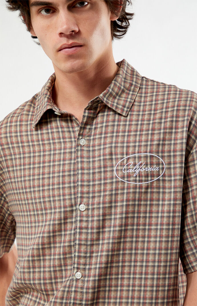 Pacsun Dirt Woven Camp Shirt