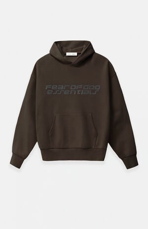 Brown '90s Fleece Hoodie image number 1
