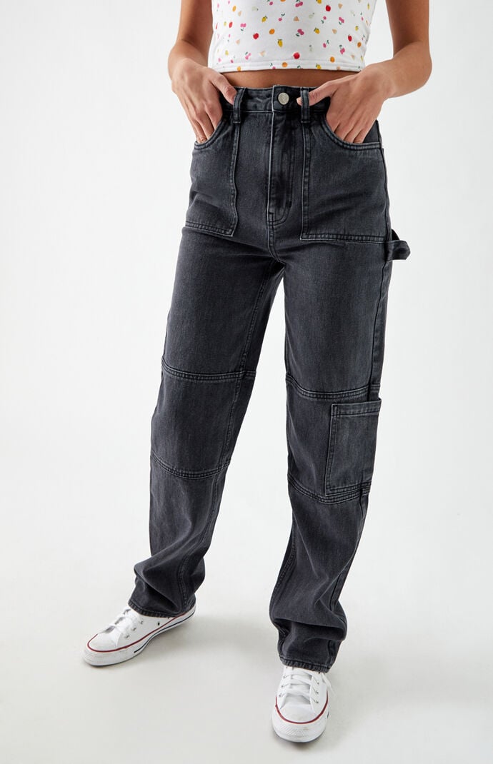 Pacsun black clearance zipper pants