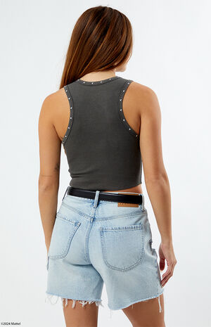 Studded Racing Tank Top image number 4