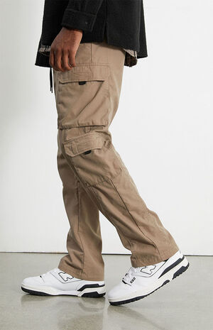 Nylon Loose Cargo Pants image number 4