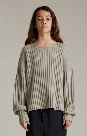 Kids Seal Raw Neck Sweater image number 1