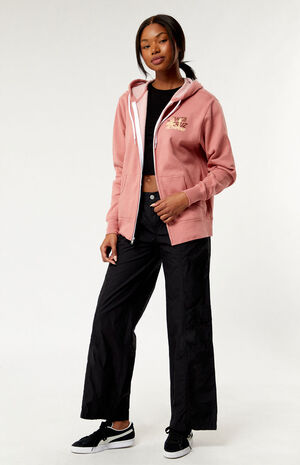 Unwind Full Zip Boyfriend Hoodie image number 3