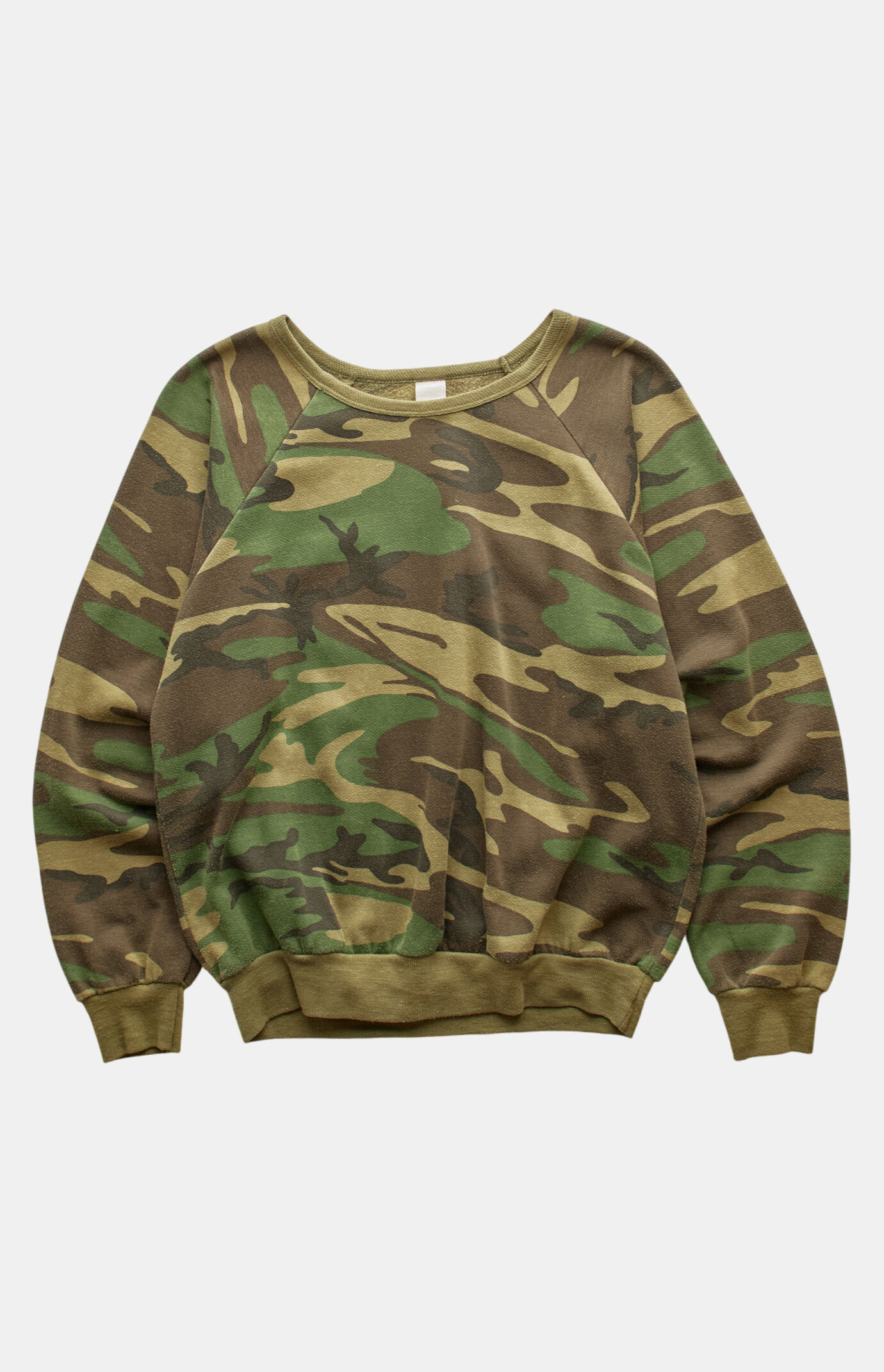 PS VINTAGE '80s Camo Crew Neck Sweatshirt