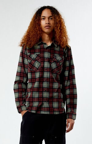 Freeman Cord Plaid Long Sleeve Shirt image number 1
