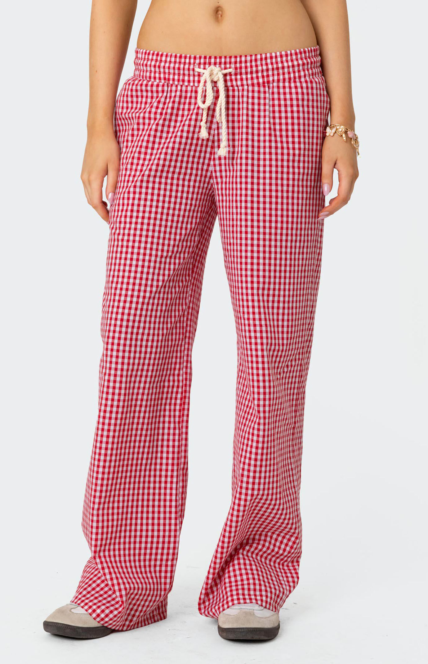 Edikted Taya Gingham Pants