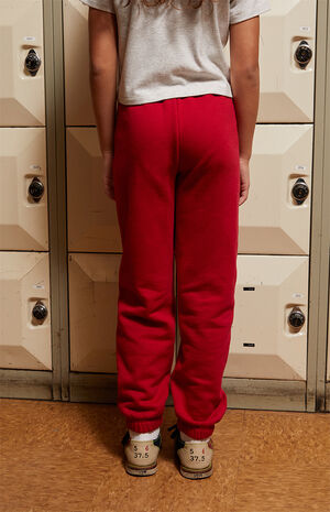 Embroidered Bow And Hearts Jogger Sweatpants image number 4
