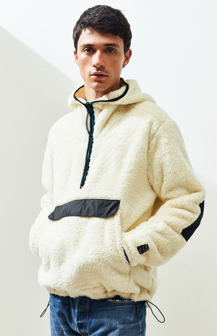 Pacsun sherpa hoodie shop