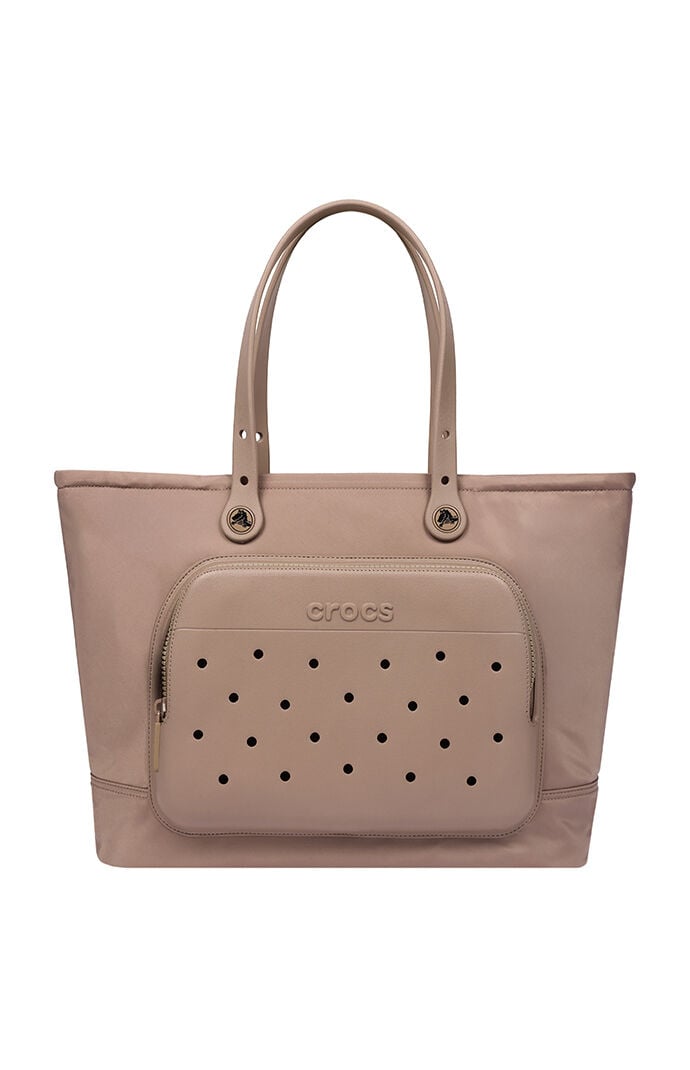 Crocs Latte Large Pocket Tote Bag