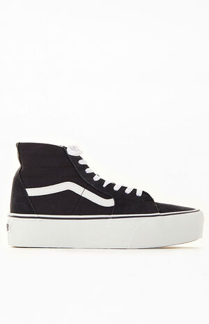 Black Sk8-Hi Tapered Platform Sneakers image number 1