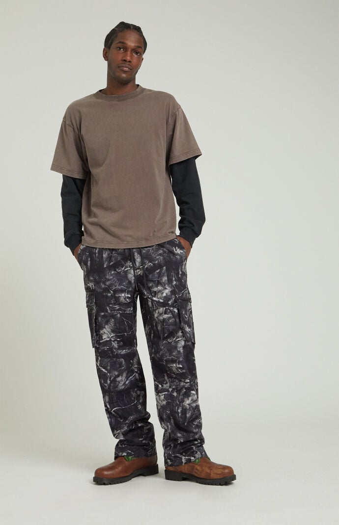 PacSun Camo Ripstop Baggy Cargo Pants PacSun