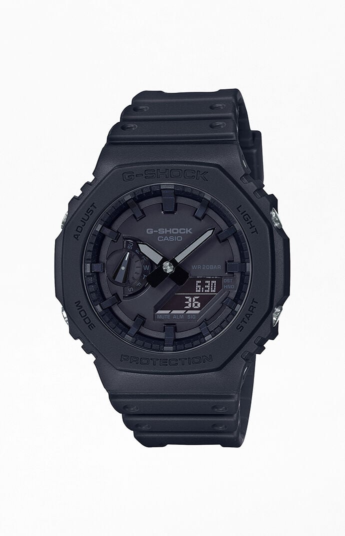 Casio Watches GA2100-1A1 Monochrome Black Watch