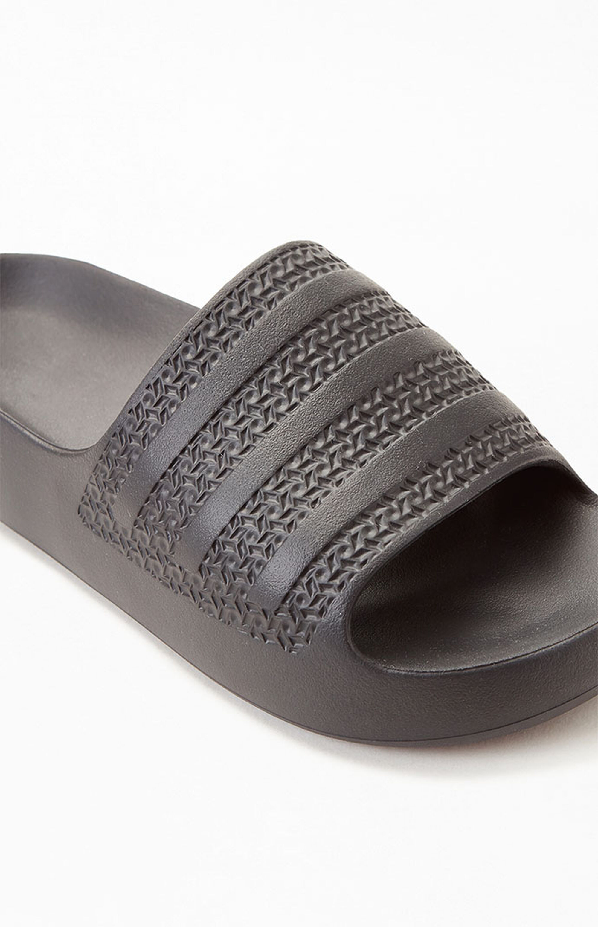 adidas Women's Black Adilette Ayoon Slide Sandals PacSun