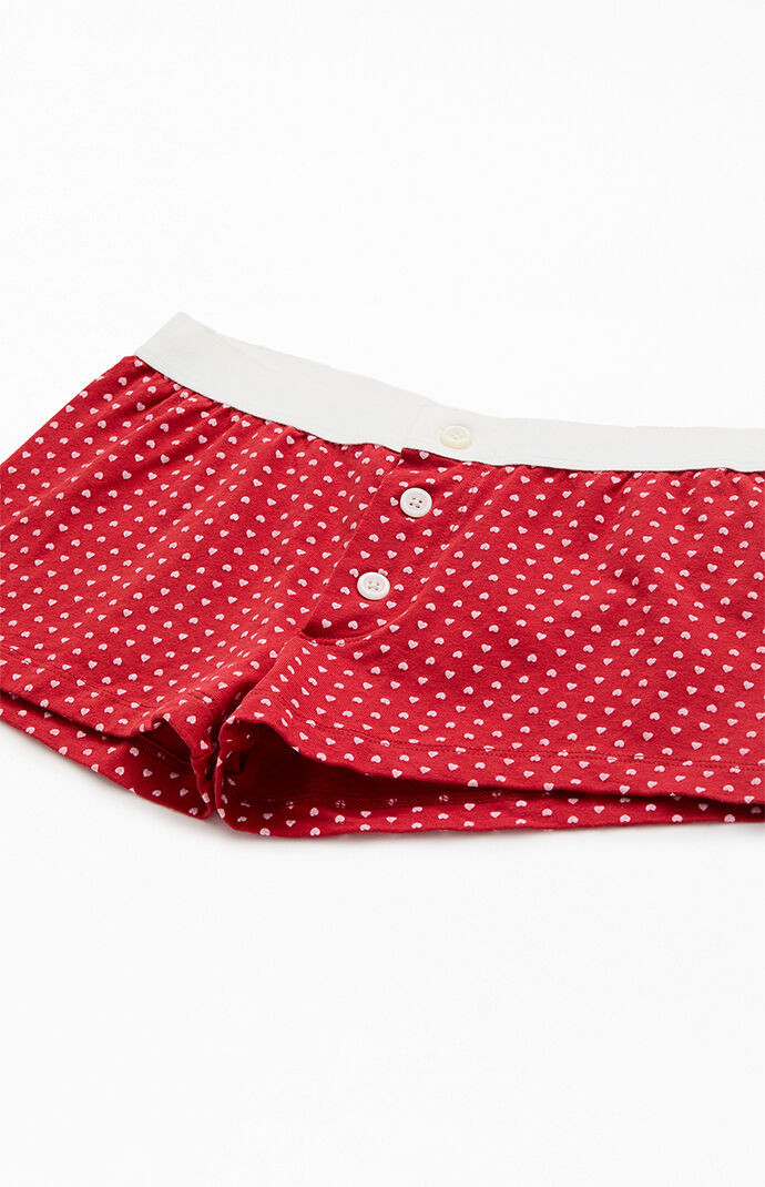 John Galt Heart Pajama Boyshorts