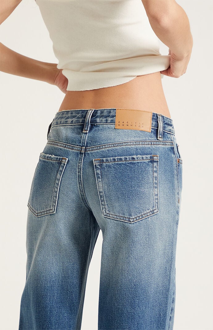 Pacsun Casey Low Rise Baggy Jeans Medium Indigo