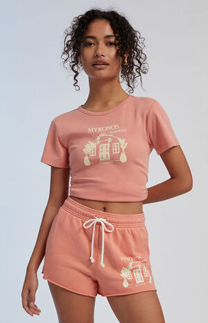 Mykonos Raw Hem Sweat Shorts image number 1