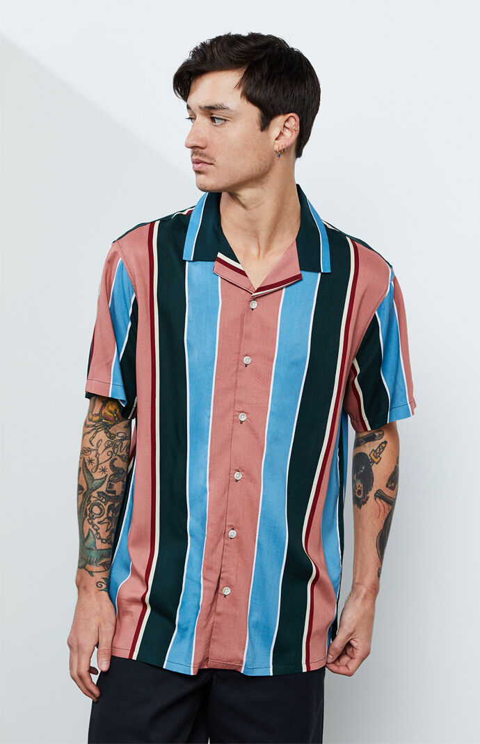 Multi Striped Camp Shirt
