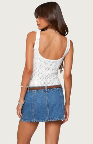 Clementina Eyelet Bodysuit image number 3