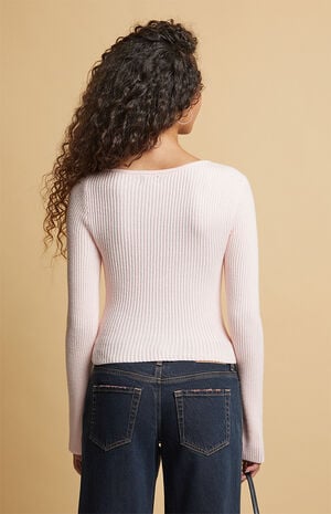 Sophia Asymmetrical Tie Sweater image number 3