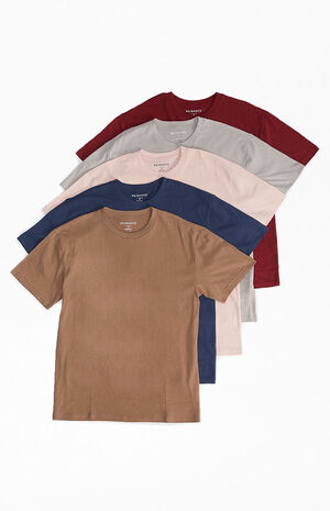 PS Basics 5 Pack Basic Seasonal T-Shirts | PacSun