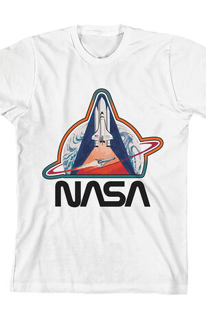 Kids NASA Space Shuttle Flight T-Shirt image number 2