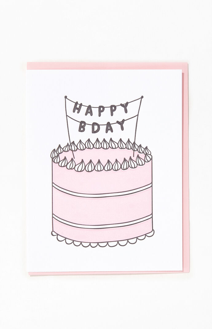Birthday Cake Greet Card