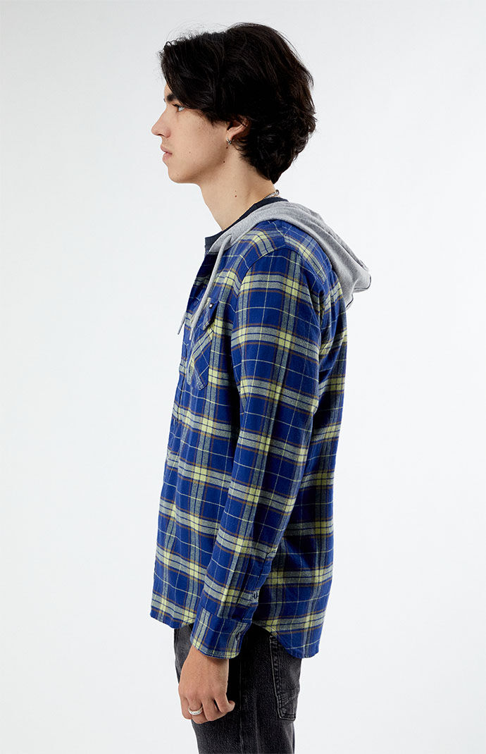 【2plan】Venish dirty hood check shirt Vans Parkway II Hooded Flannel Shirt | PacSun