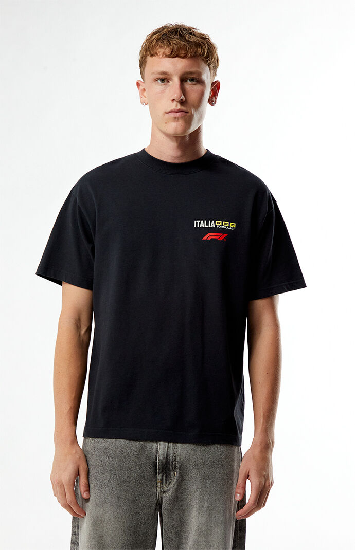 Formula 1 x Pacsun Black Monza Italy 2025 T-Shirt | Pacsun