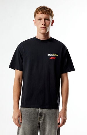 x Pacsun Black Monza Italy 2025 T-Shirt image number 2