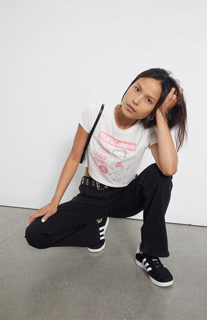 x Betty Boop Cropped Baby T-Shirt image number 1