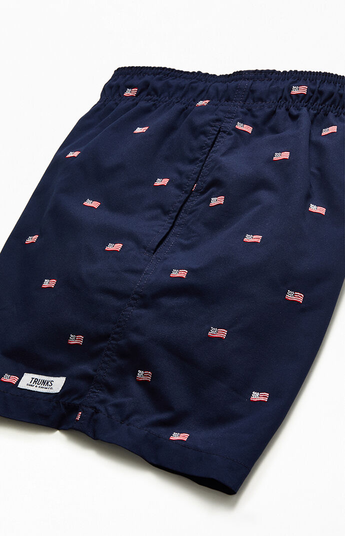 Flag 17" Swim Trunks