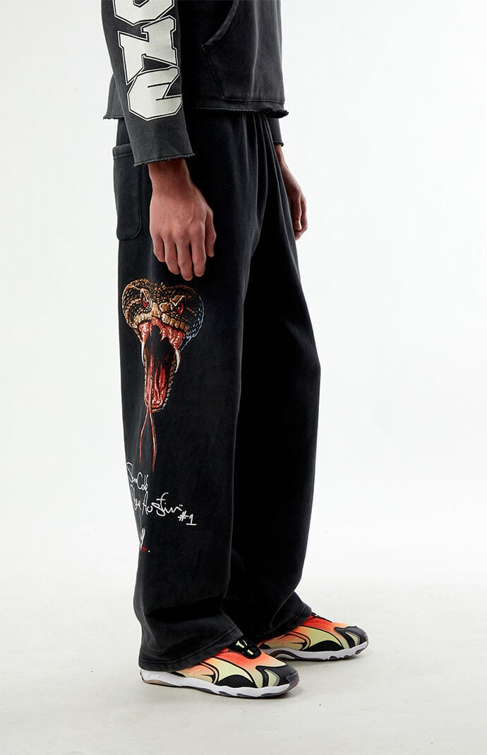 Stone Cold Snake Baggy Sweatpants
