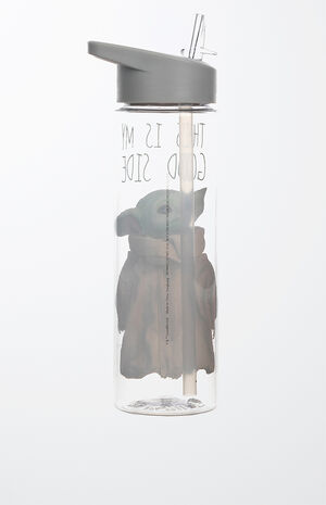 Baby Yoda Good Side Water Bottle image number 2