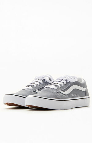 Kids Gray Old Skool Shoes image number 2