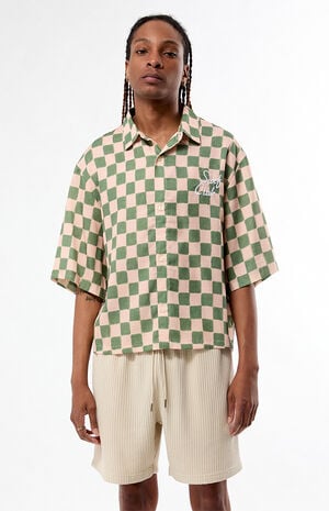 Checkerboard Surf Club Camp Shirt image number 1