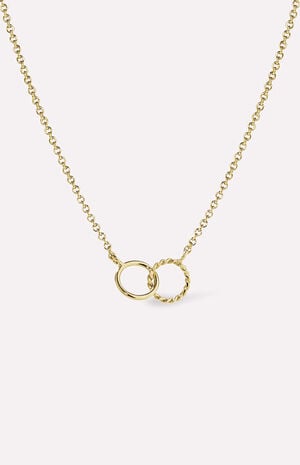 Sam Interlocking Circles Necklace image number 1