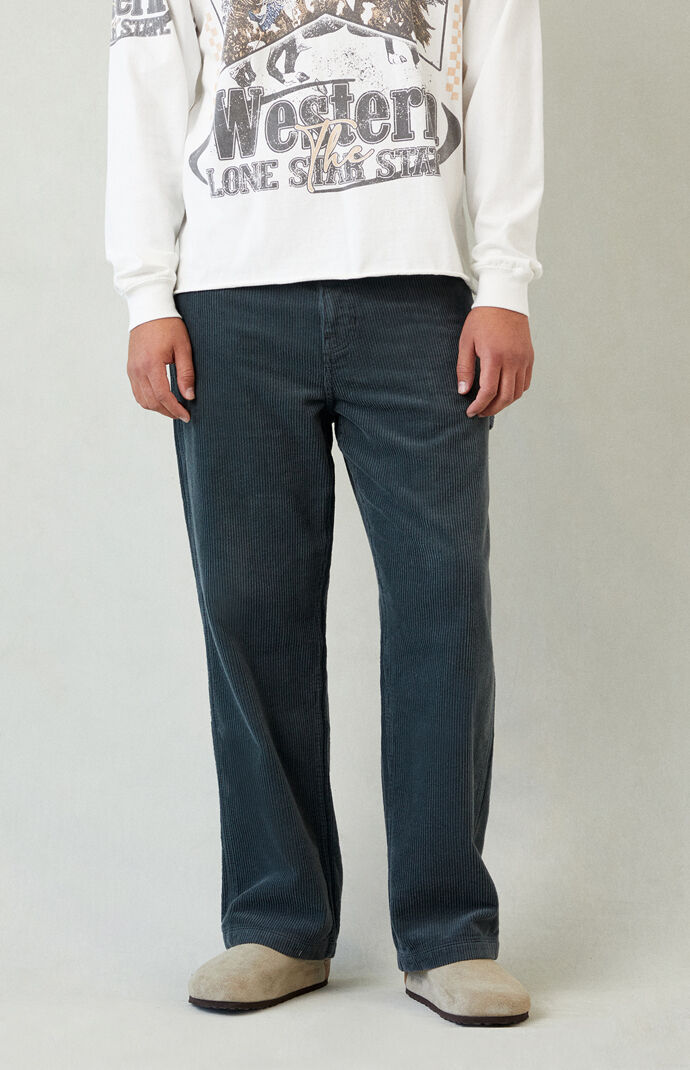 Pacsun Dylan Baggy Pants Corduroy Carpenter Gray
